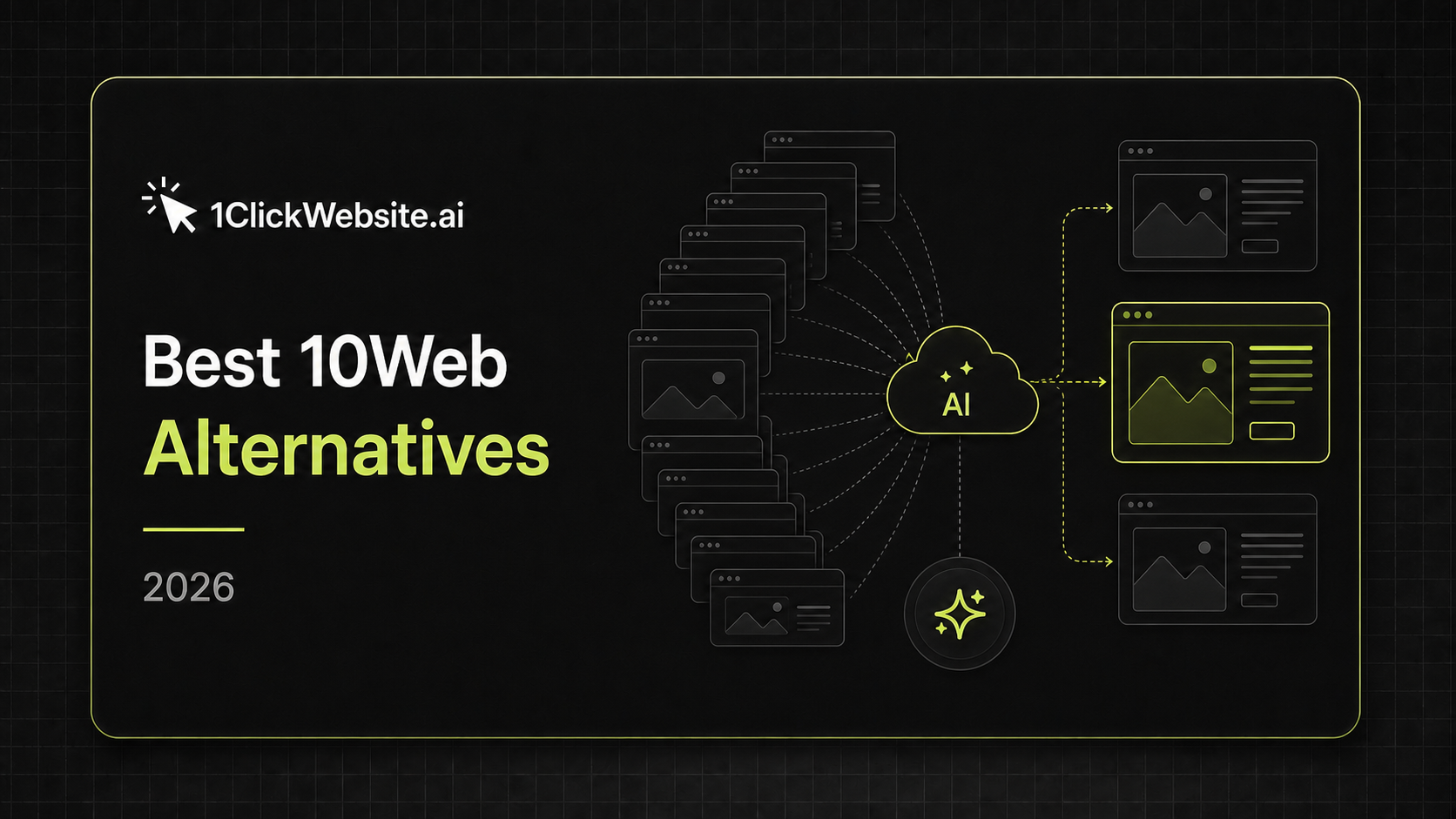 Best 10Web Alternatives for Agencies in 2026: 7 Tools Compared comparison graphic