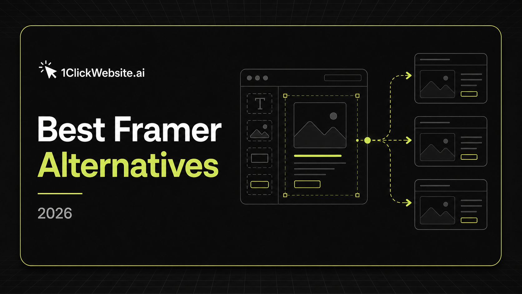 Best Framer Alternatives for Agencies in 2026: 7 Tools Compared comparison graphic