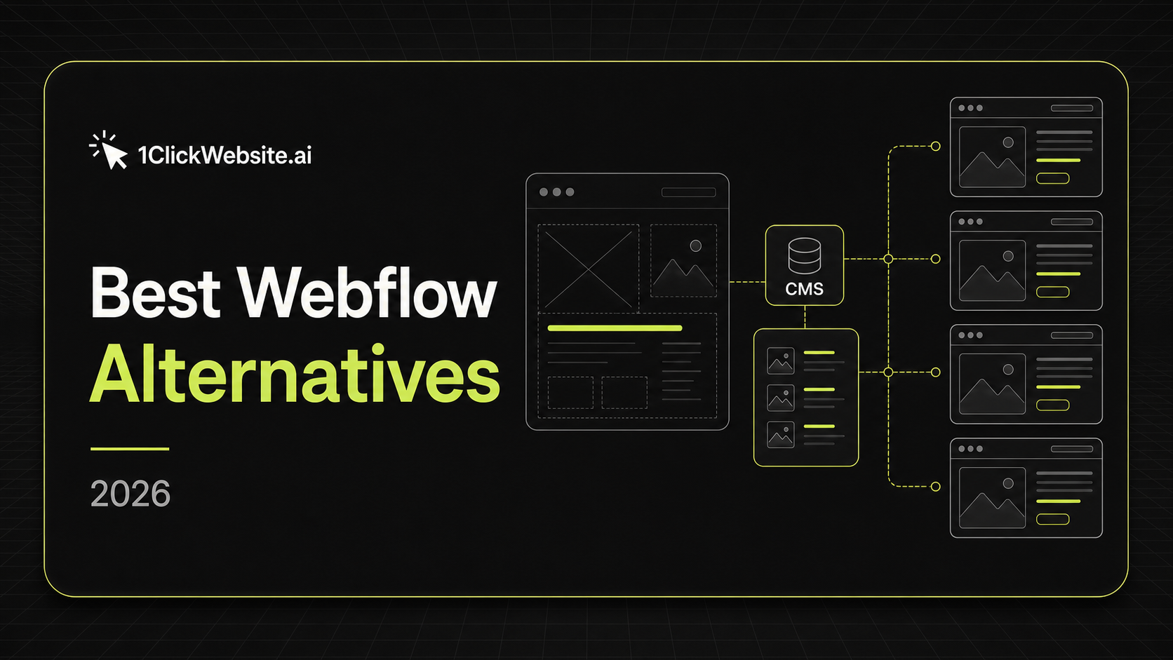 Best Webflow Alternatives for Agencies in 2026: 7 Tools Compared comparison graphic