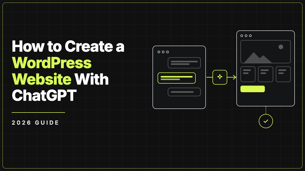 How to create a WordPress website with ChatGPT: ChatGPT chat connected to a finished WordPress site